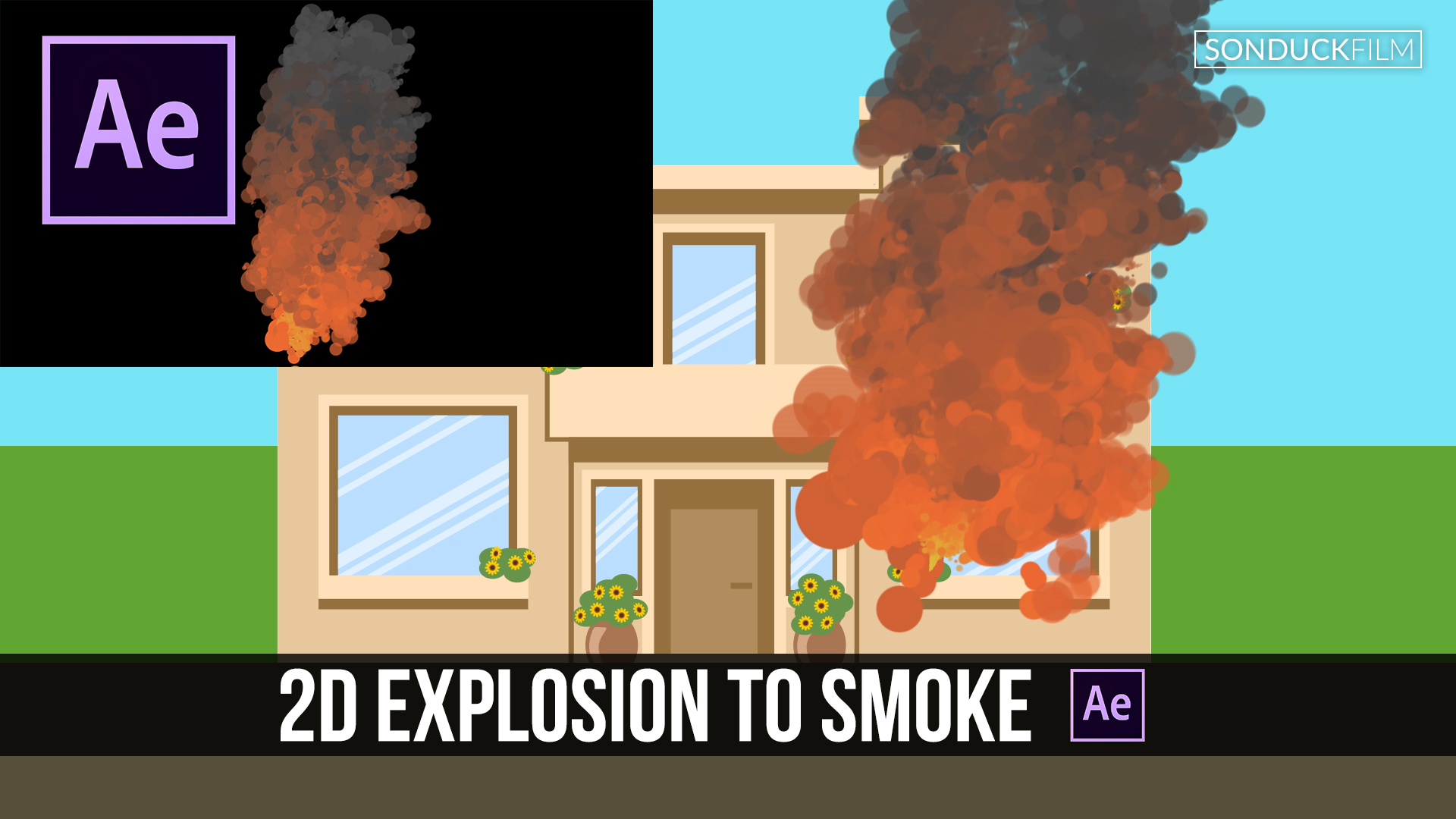 After Effects: Fiery Explosion to Smoke Cartoon FX – SonduckFilm