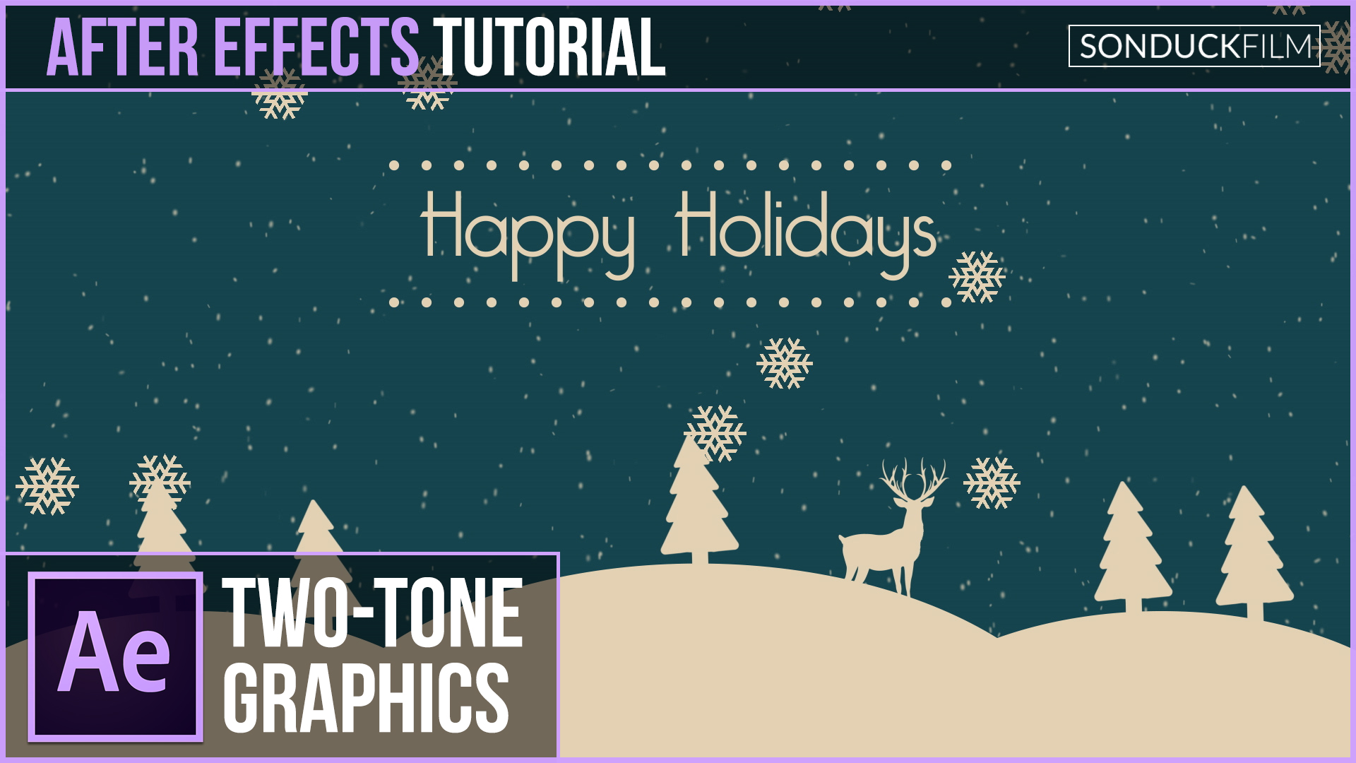 Effects: Two-Tone Holiday Graphics –