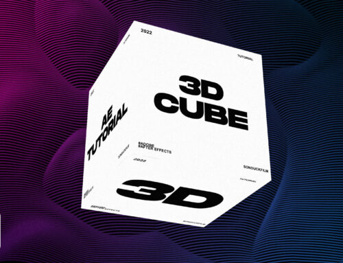 3D Cube Typography Effect in After Effects