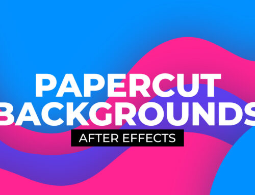 Create Multi Color Papercut Backgrounds in After Effects
