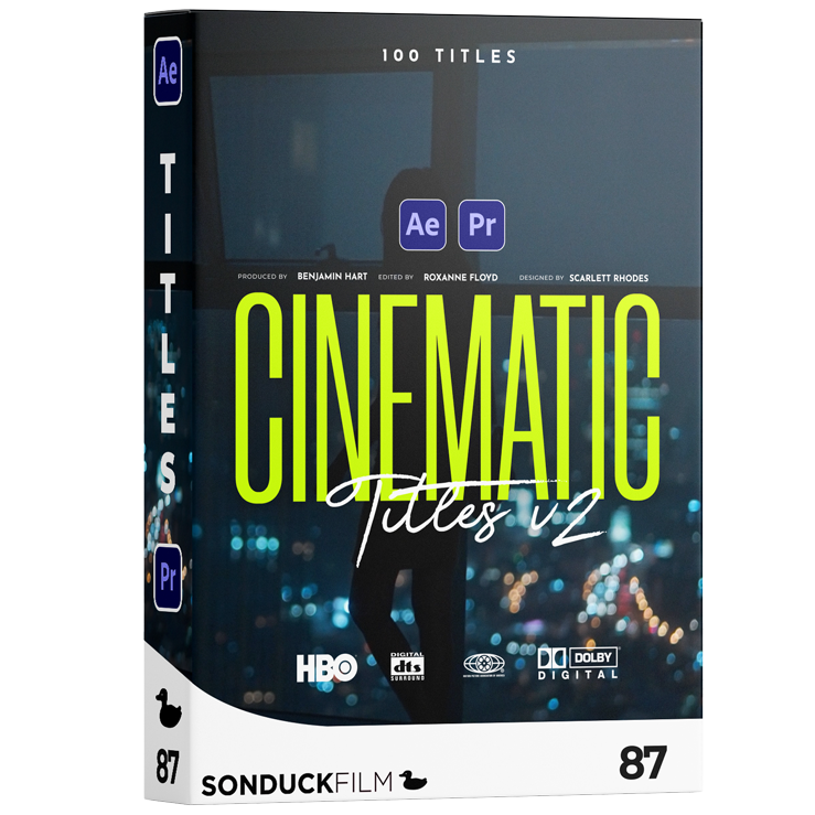 Cinematic Titles v2 | 100 Templates | AE & Premiere Pro