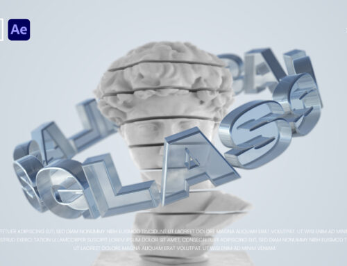 Make Real 3D Glass Typography in After Effects
