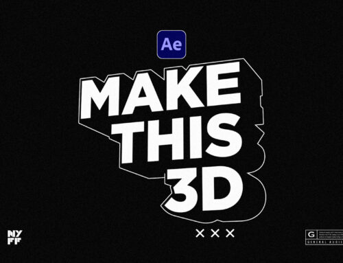 Make The Best 3D Text Designs in After Effects