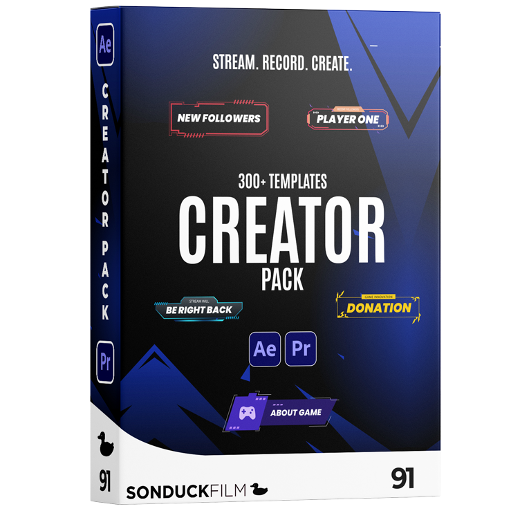 Creator Pack | 300+ Templates | AE & Premiere Pro