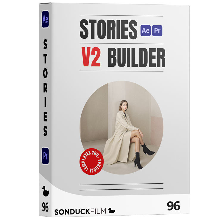 Story Builder V2 Pack | 200 Templates | AE & Premiere Pro