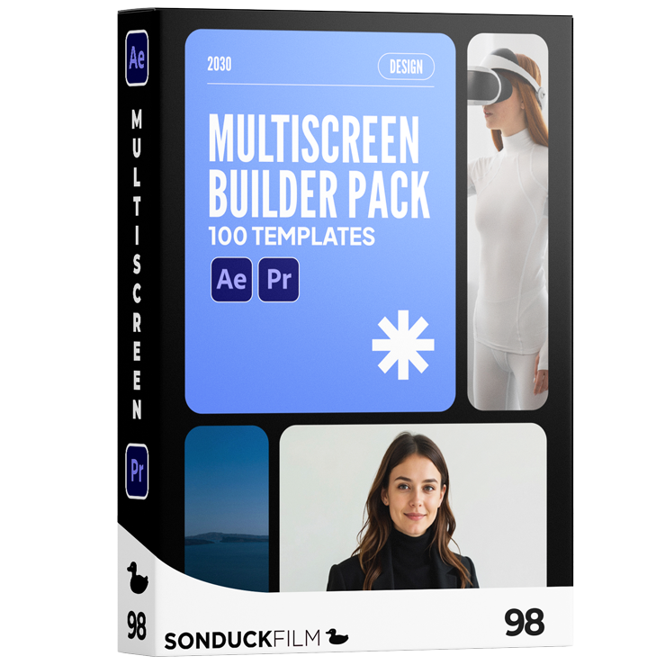 Multiscreen Pack | 100 Templates | AE & Premiere Pro